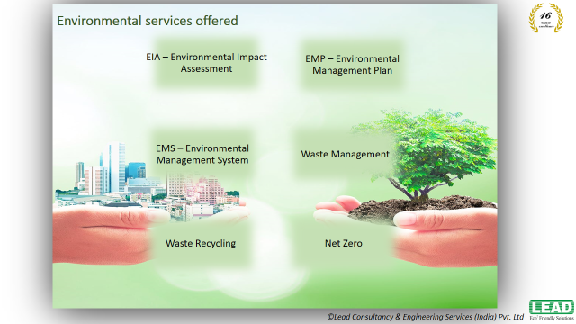 Environmental services offered in ESG